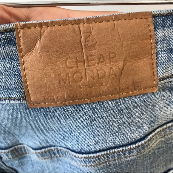CHEAP MONDAY blue skinny jeans stretch - Picture 4 of 5
